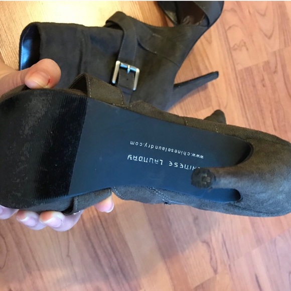 Open Toe Chinese Laundry Heels 8.5 - Picture 2 of 3